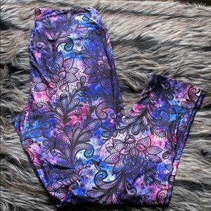 FabuLegs Neon Rainbow Lace Leggings - XL